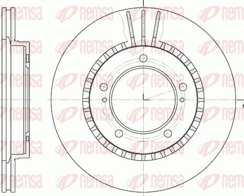 Remsa 61125.10 - Kočioni disk www.molydon.hr