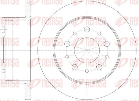 Remsa 61120.00 - Kočioni disk www.molydon.hr