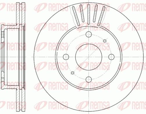 Remsa 61178.10 - Kočioni disk www.molydon.hr