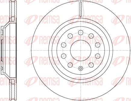 Remsa 61172.10 - Kočioni disk www.molydon.hr