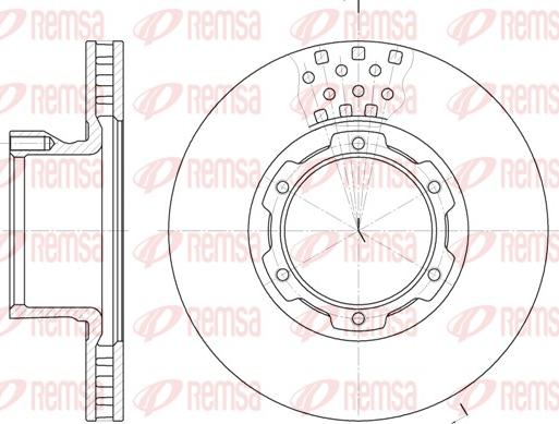 Remsa 61177.10 - Kočioni disk www.molydon.hr