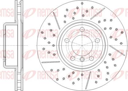 Remsa 61843.10 - Kočioni disk www.molydon.hr