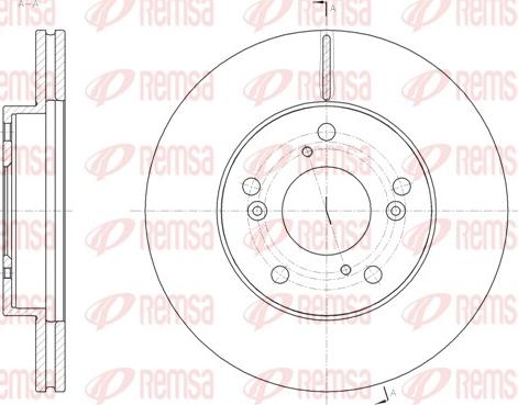 Remsa 61855.10 - Kočioni disk www.molydon.hr