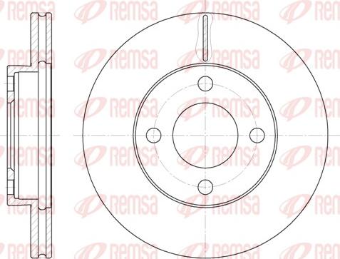 Remsa 6185.10 - Kočioni disk www.molydon.hr