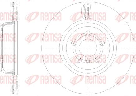 Remsa 61851.10 - Kočioni disk www.molydon.hr