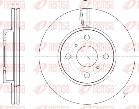 Remsa 61809.10 - Kočioni disk www.molydon.hr