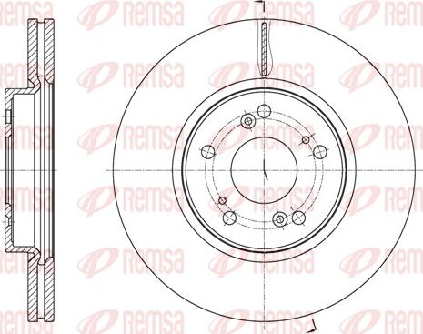 Remsa 61807.10 - Kočioni disk www.molydon.hr