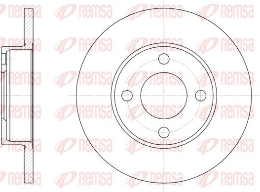 Remsa 6181.00 - Kočioni disk www.molydon.hr