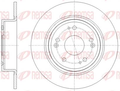 Remsa 61811.00 - Kočioni disk www.molydon.hr