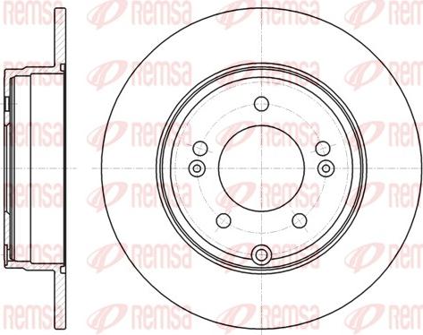 Remsa 61884.00 - Kočioni disk www.molydon.hr