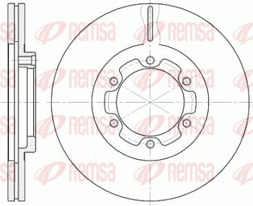 Remsa 6188.10 - Kočioni disk www.molydon.hr