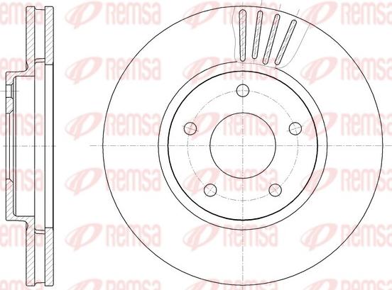 Remsa 61881.10 - Kočioni disk www.molydon.hr