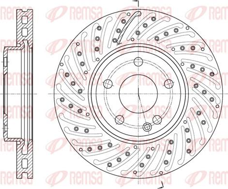 Remsa 61836.10 - Kočioni disk www.molydon.hr