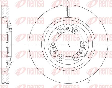 Remsa 61830.10 - Kočioni disk www.molydon.hr