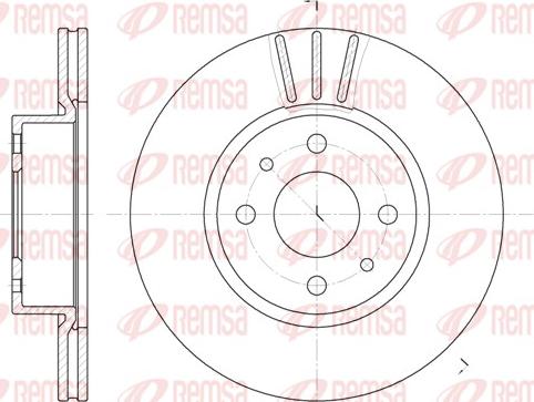 Remsa 6183.10 - Kočioni disk www.molydon.hr