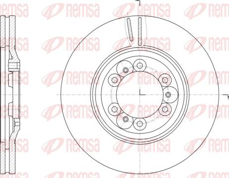 Remsa 61837.10 - Kočioni disk www.molydon.hr