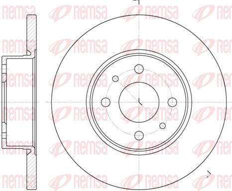 Remsa 6182.00 - Kočioni disk www.molydon.hr