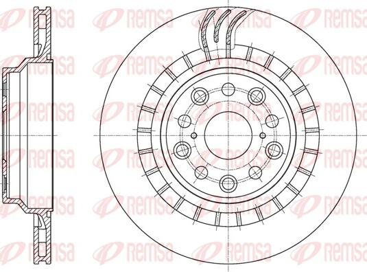 Remsa 61879.10 - Kočioni disk www.molydon.hr