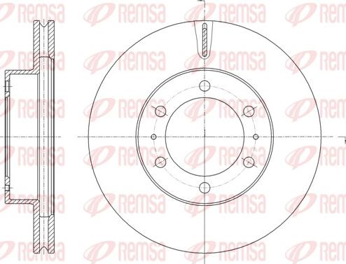 Remsa 61875.10 - Kočioni disk www.molydon.hr