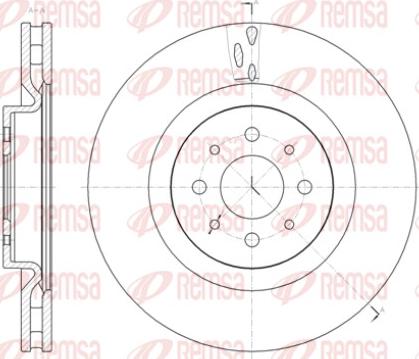 Remsa 61391.10 - Kočioni disk www.molydon.hr