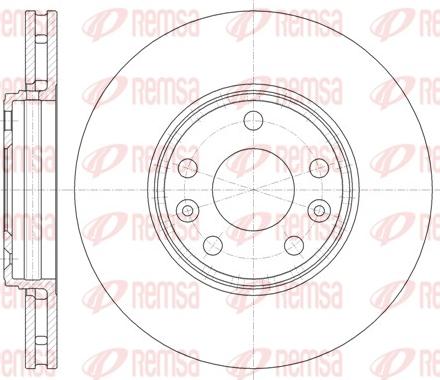 Remsa 61344.10 - Kočioni disk www.molydon.hr