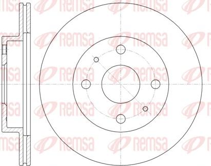 Remsa 61355.10 - Kočioni disk www.molydon.hr