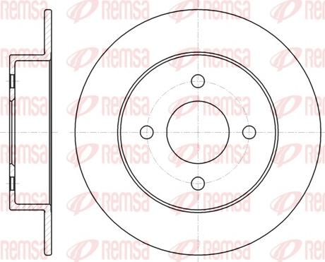 Remsa 61353.00 - Kočioni disk www.molydon.hr