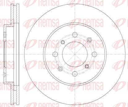 Remsa 61357.10 - Kočioni disk www.molydon.hr