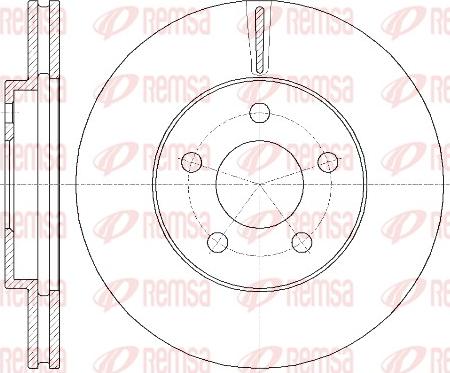 Remsa 61369.10 - Kočioni disk www.molydon.hr