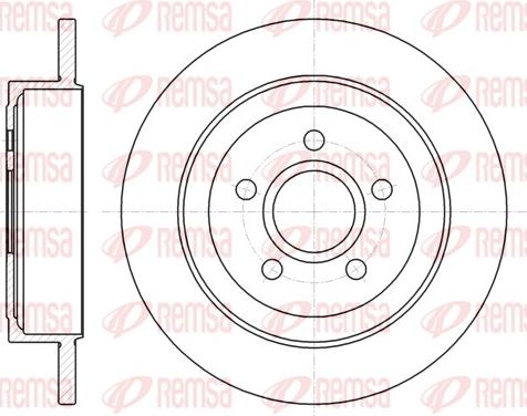 Remsa 61364.00 - Kočioni disk www.molydon.hr