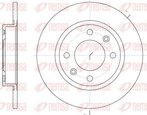 Remsa 6136.00 - Kočioni disk www.molydon.hr