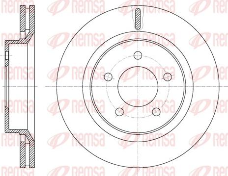 Remsa 61360.10 - Kočioni disk www.molydon.hr