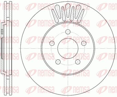 Remsa 61361.10 - Kočioni disk www.molydon.hr