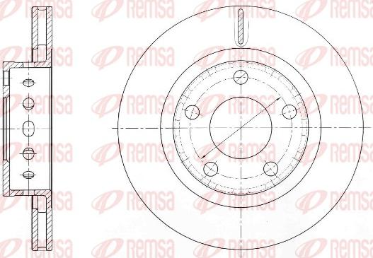 Remsa 61363.10 - Kočioni disk www.molydon.hr