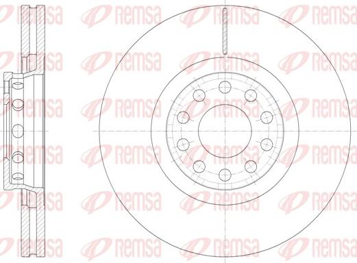 Remsa 61362.10 - Kočioni disk www.molydon.hr