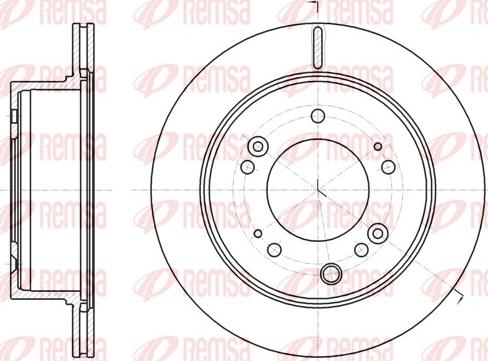 Remsa 61306.10 - Kočioni disk www.molydon.hr