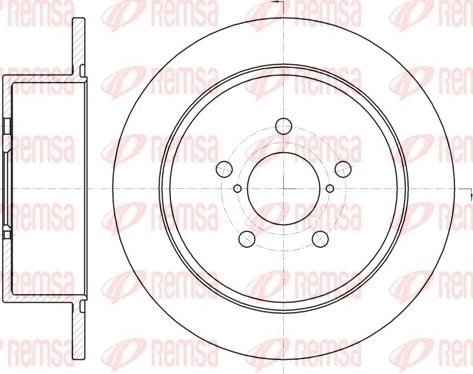 Remsa 61300.00 - Kočioni disk www.molydon.hr