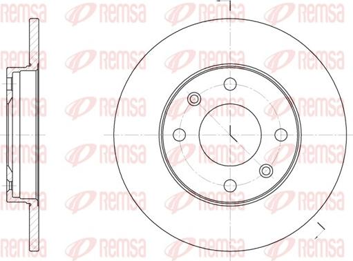 Remsa 6130.00 - Kočioni disk www.molydon.hr