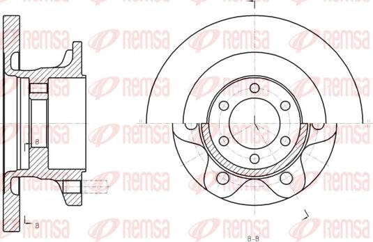 Remsa 61308.00 - Kočioni disk www.molydon.hr