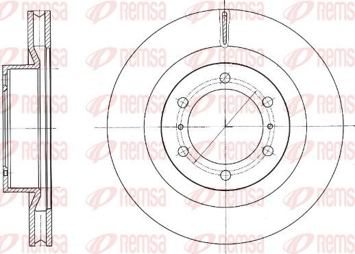 Remsa 61331.10 - Kočioni disk www.molydon.hr