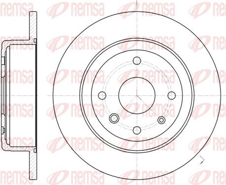 Remsa 61321.00 - Kočioni disk www.molydon.hr