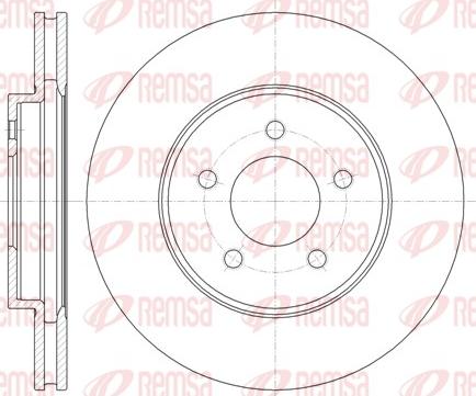 Remsa 61376.10 - Kočioni disk www.molydon.hr