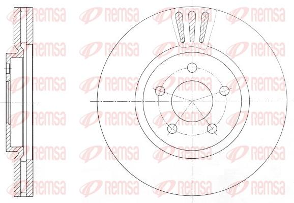 Remsa 61370.10 - Kočioni disk www.molydon.hr