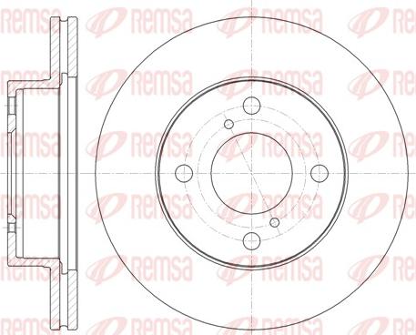 Remsa 61371.10 - Kočioni disk www.molydon.hr