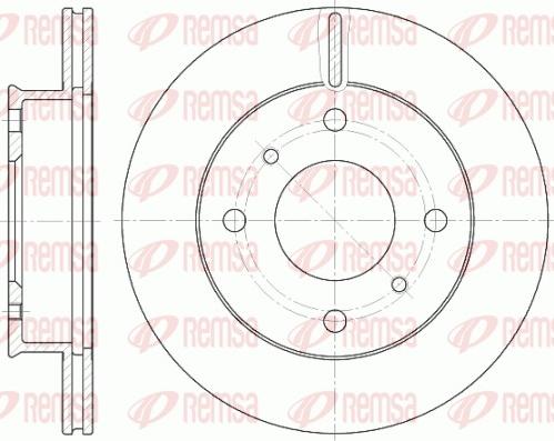 Remsa 61241.10 - Kočioni disk www.molydon.hr