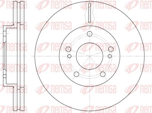 Remsa 61242.10 - Kočioni disk www.molydon.hr