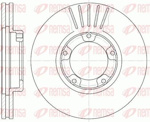 Remsa 61247.10 - Kočioni disk www.molydon.hr