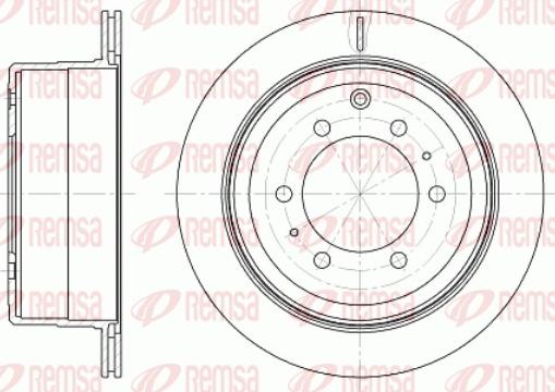 Remsa 61256.10 - Kočioni disk www.molydon.hr