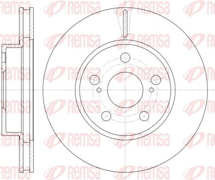 Remsa 61250.10 - Kočioni disk www.molydon.hr