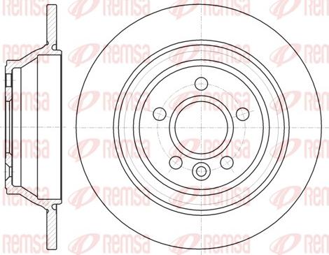 Remsa 61265.00 - Kočioni disk www.molydon.hr